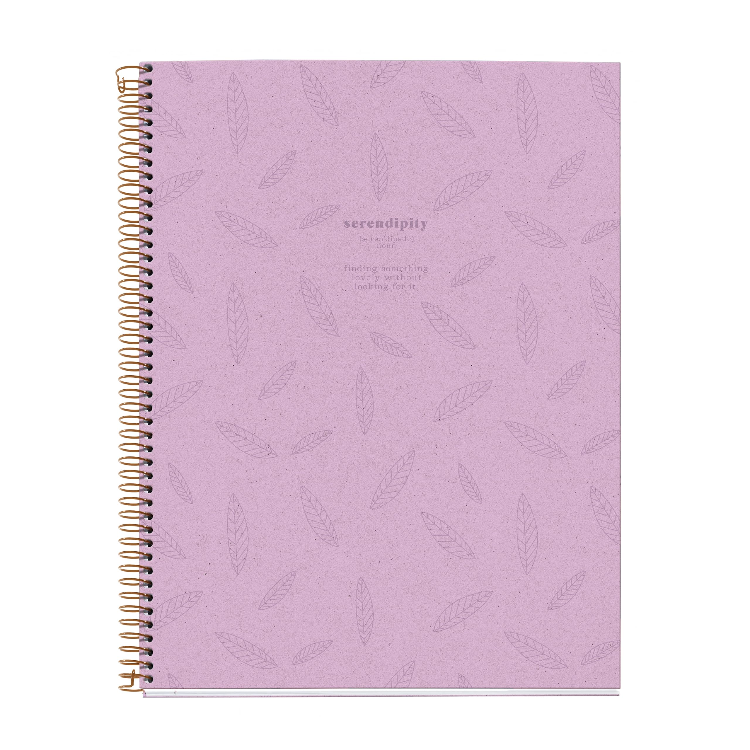 MiquelriusNotebook A4 (210 x 297 mm), 5 mm grid, 120 sheets of 70 g/m², Cardboard cover, 4 coloured stripes, Copper spiral, Feeling Mallorca collection, LavenderThe Forest Stewardship Council