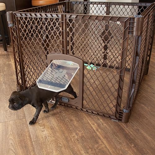 Vista 29 de MyPet Extensión de 2 paneles para paso de petyard: fabricado en Estados Unidos. Independiente. Aumenta el área de juego hasta 34 pies cuadrados