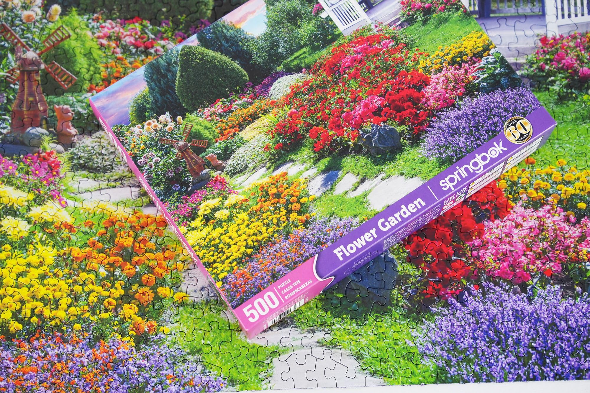 Buy Springbok Flower Garden 500 Piece Puzzle for Adults