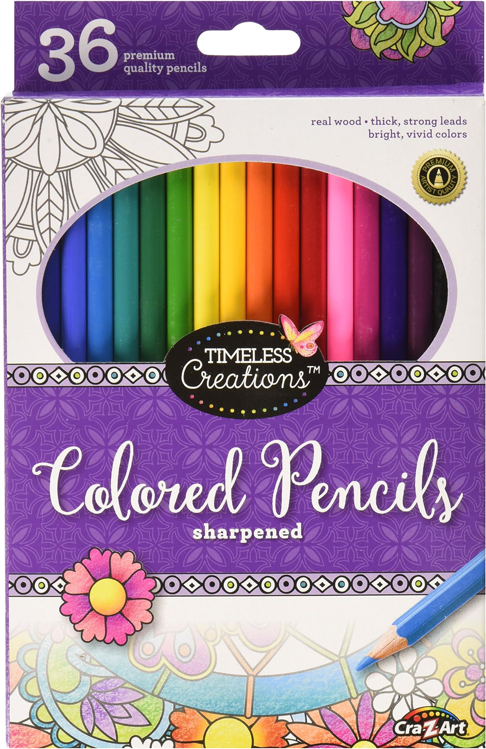 CraZart Colored Pencils, 24 Count (10403) Toys & Games