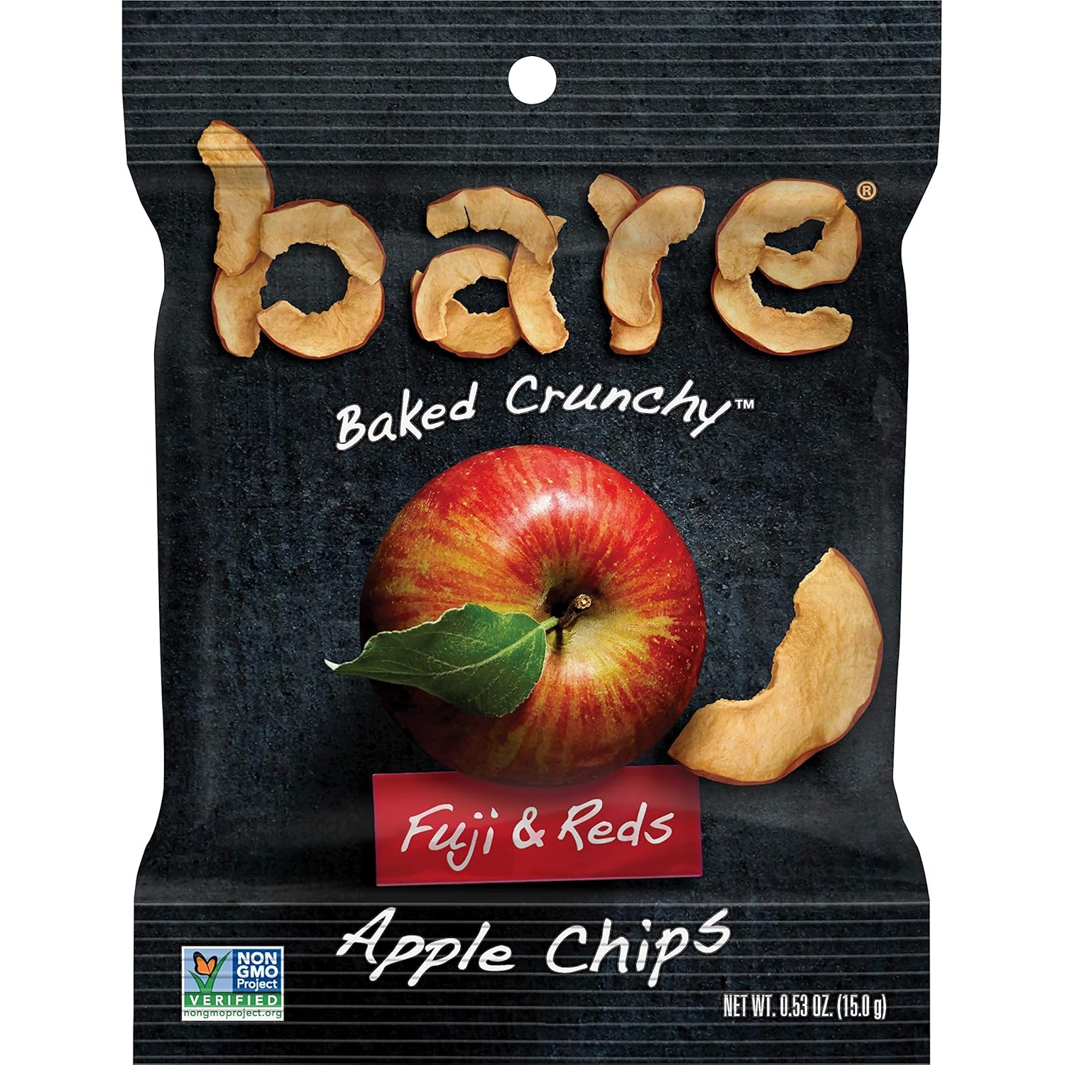 Bare Natural Apple Chips, Granny Smith, Gluten Free + Baked, Multi Serve Bag - 3.4 Oz (6 Count)