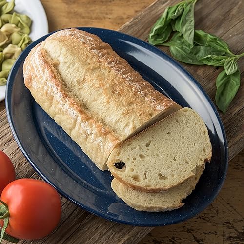 Miniatura 5 de Carlisle FoodService Products Dallas Ware - Plato ovalado de plástico reutilizable con borde para el hogar y restaurantes, melamina, 12 x 8.5