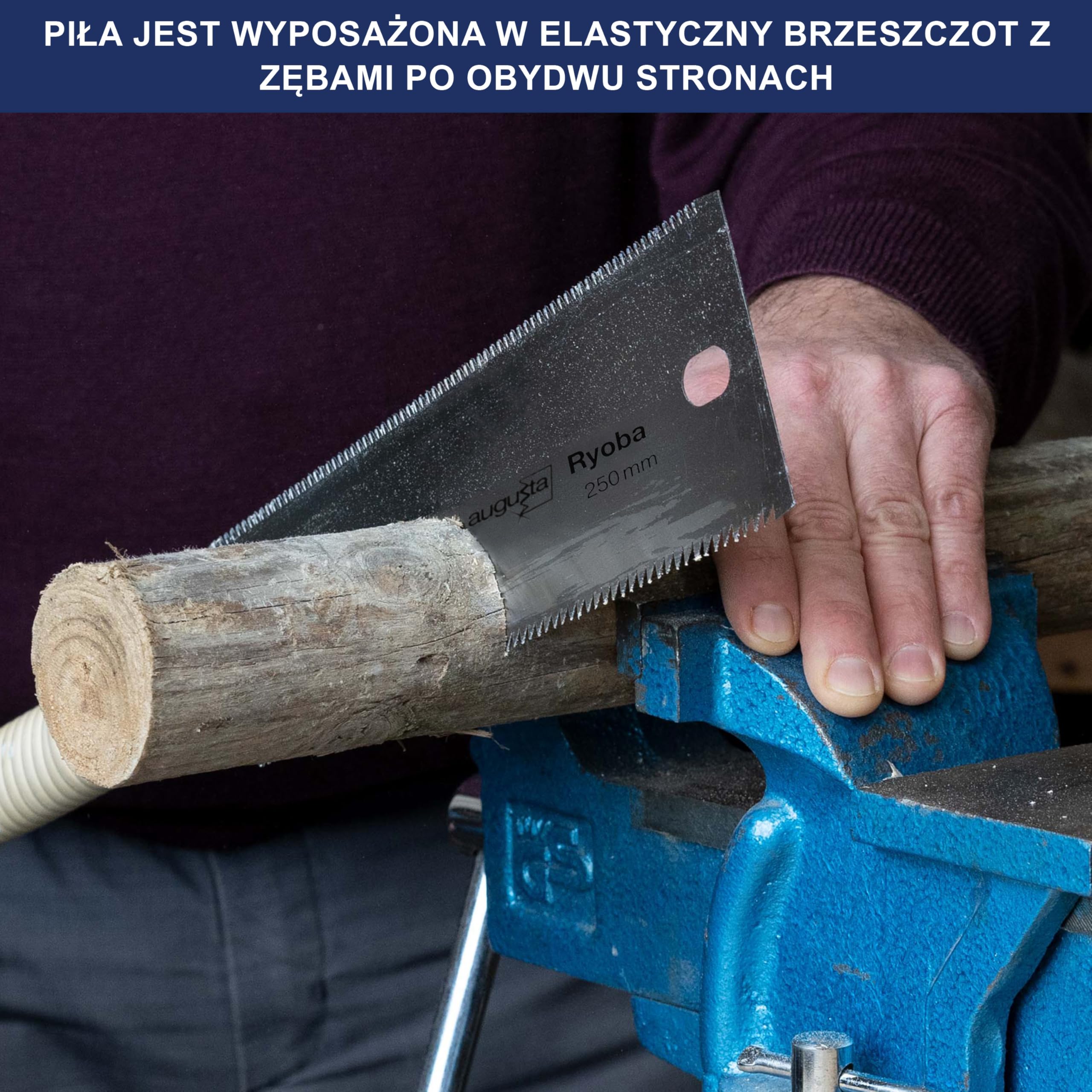 Augusta 44021 240 AMA Japońska Piła Ryoba, Srebrny, 1 Sztuka