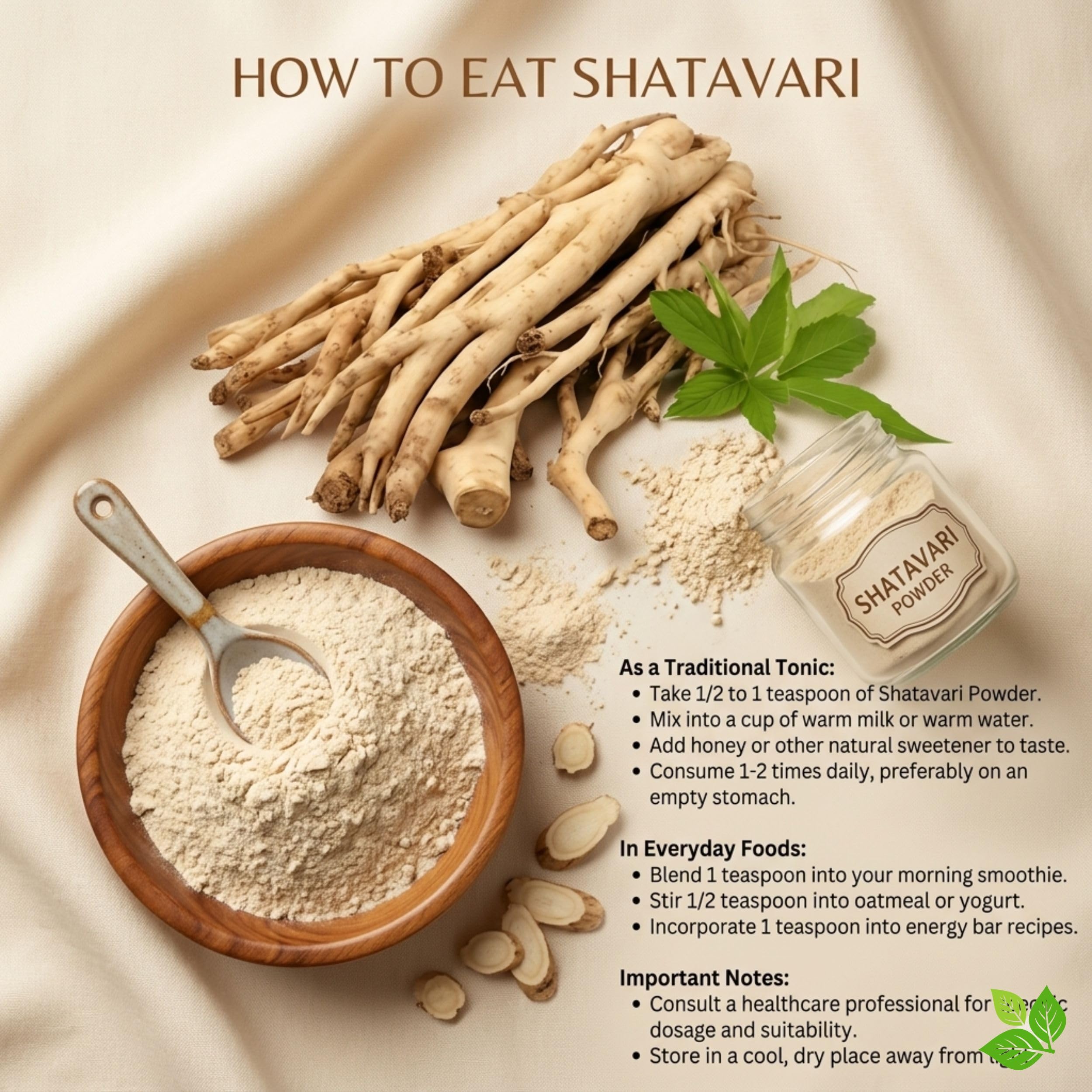 Shatavari Powder 200g | Organic Shatavari Root Powder | Ayurvedic Herbal Supplement | Natural Wellness Powder | Vegan & Plant-Based Nutrition — Amazon image 4