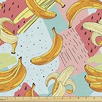 Vista 11 de Lunarable The Yard, tela de mariposa de The Yard, colorido patrón de insectos con alas para primavera, diseño de dibujos animados, tela de Morado