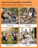 KingCamp Foldable Camping Chair with Ergonomic Back Lightweight 150kg - 9