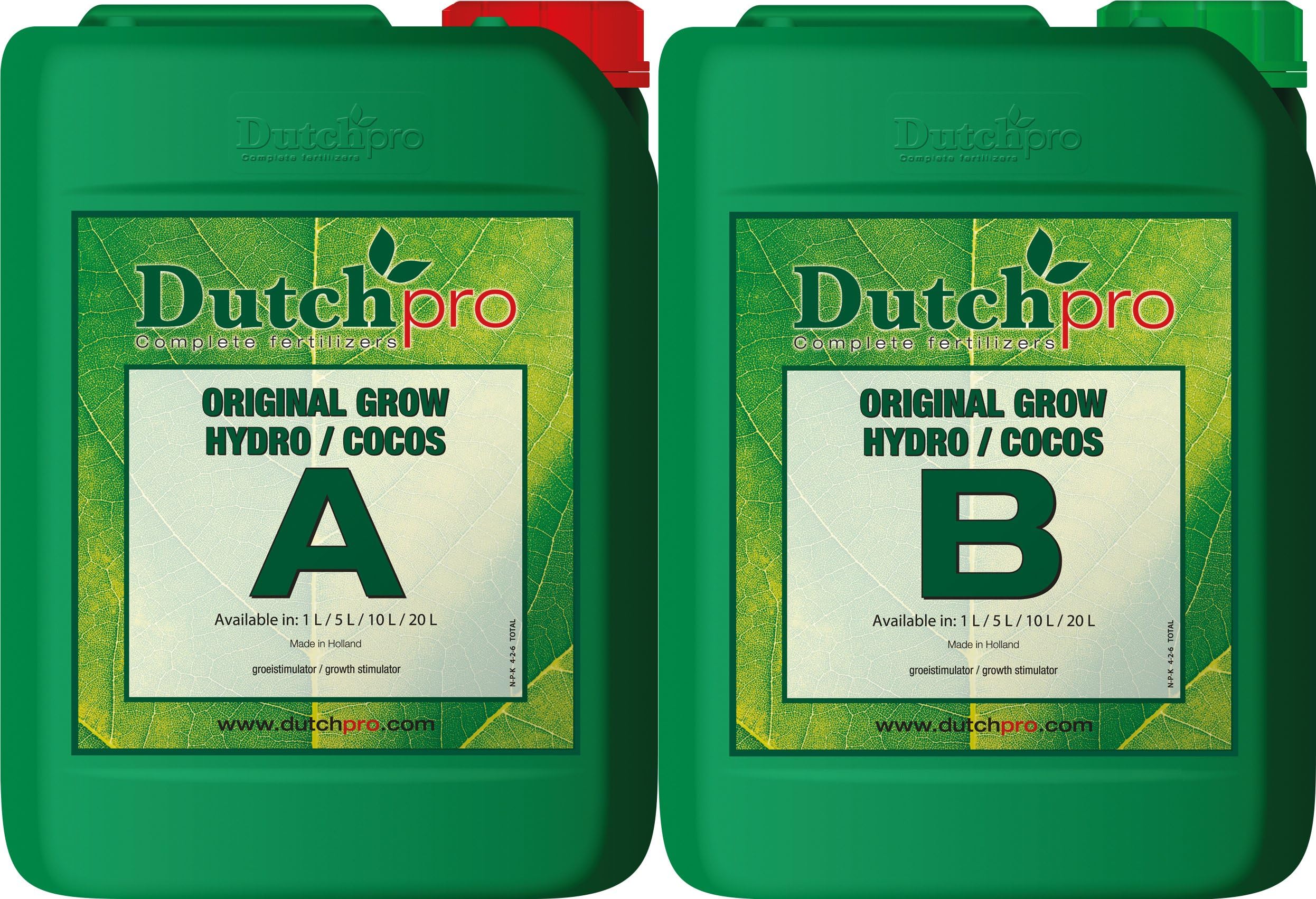 Original Hydro/Coco Grow A+B Set 5 Liter