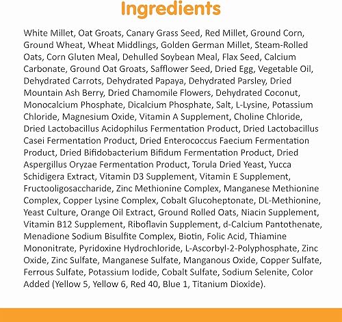 Miniatura 5 de Sunseed 36040 Vita Prima Sunscription Comida para periquitos - Fórmula de alta variedad - 2 libras