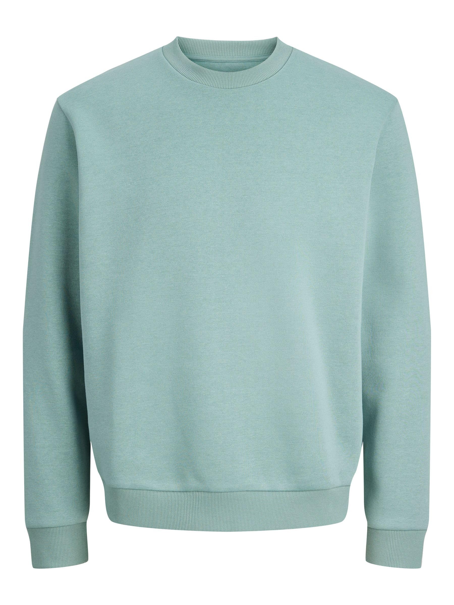 JACK & JONES Jjebradley Sweat Crew Noos, Mineral Blue, S