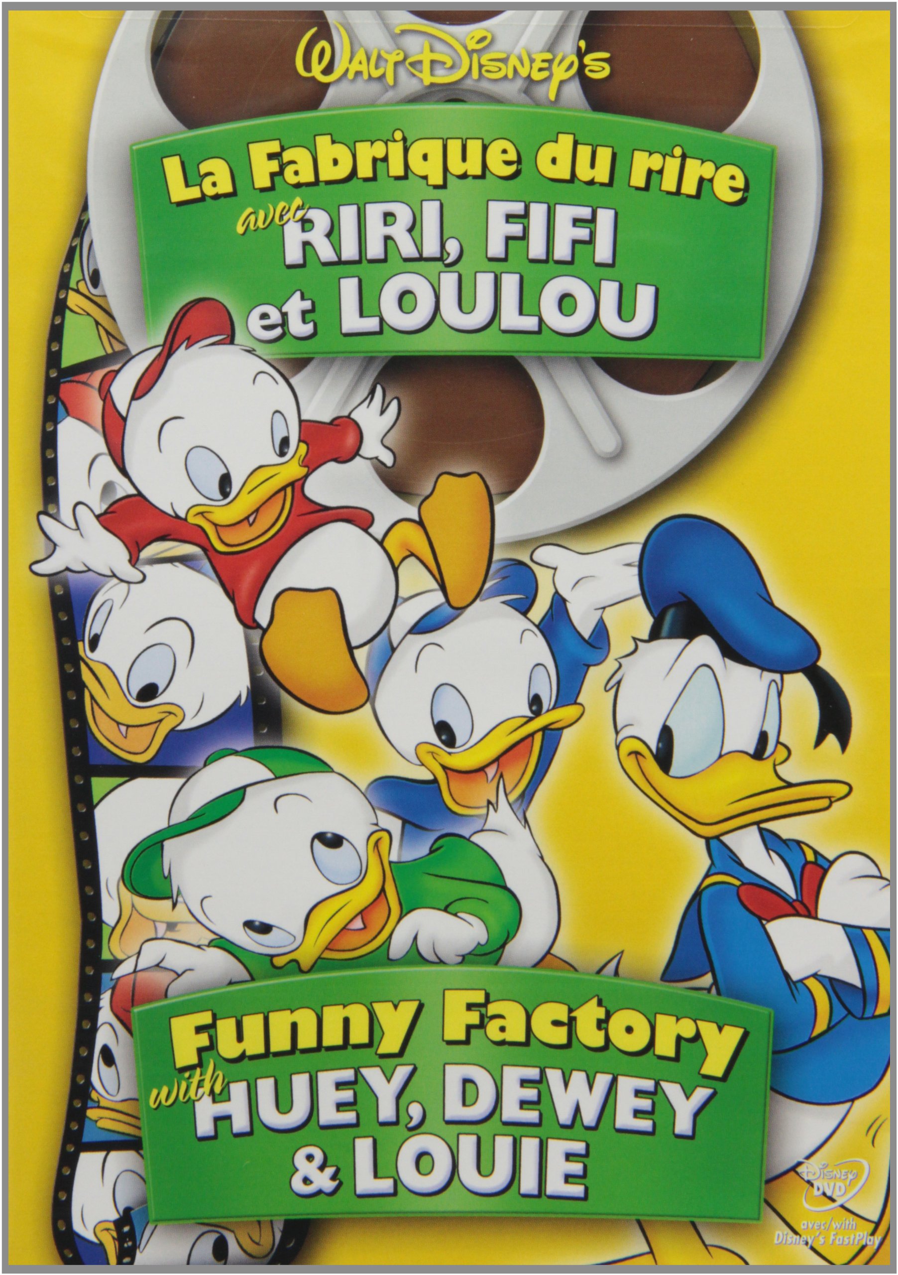 Funny Factory with Huey, Dewey & Louie V4 / La fabrique du rire avec Riri, Fifi et Loulou Vol. 4 (Bilingual) [DVD]
