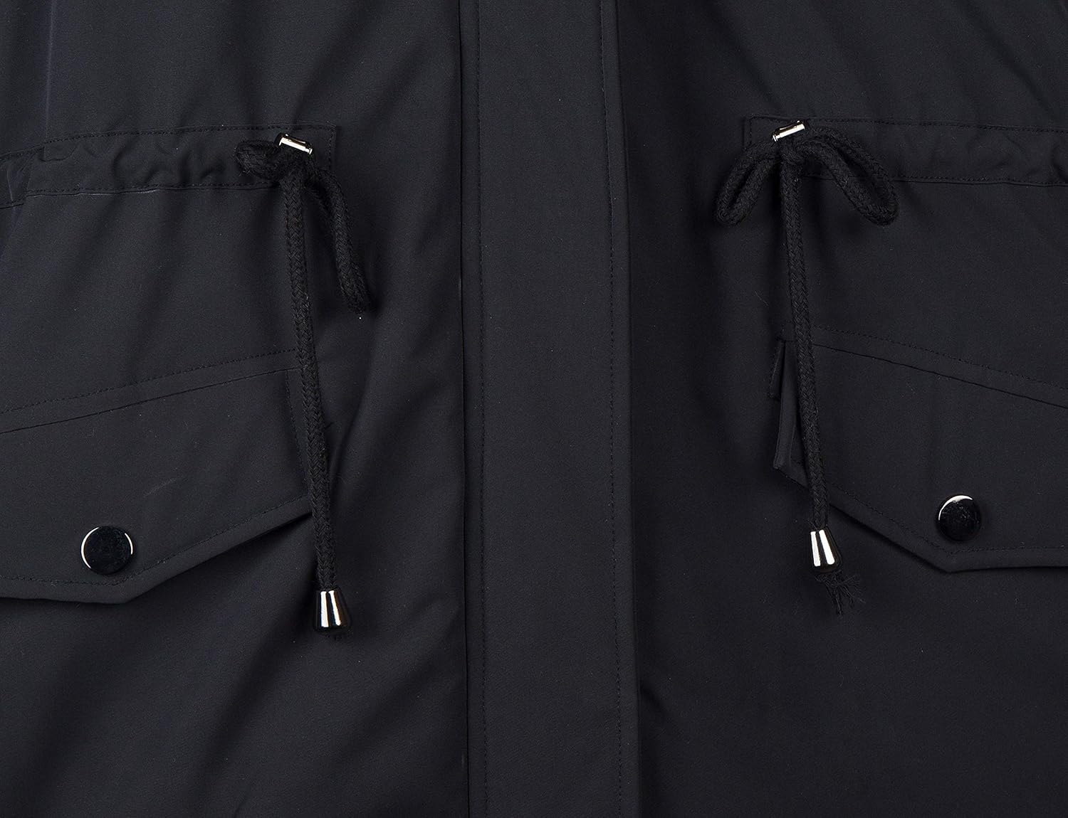 NUTEXROL Women's Winter Thicken Hooded Sherpa Lined Parka Military Anorak Jacket Warm Short Cotton Coats for Women