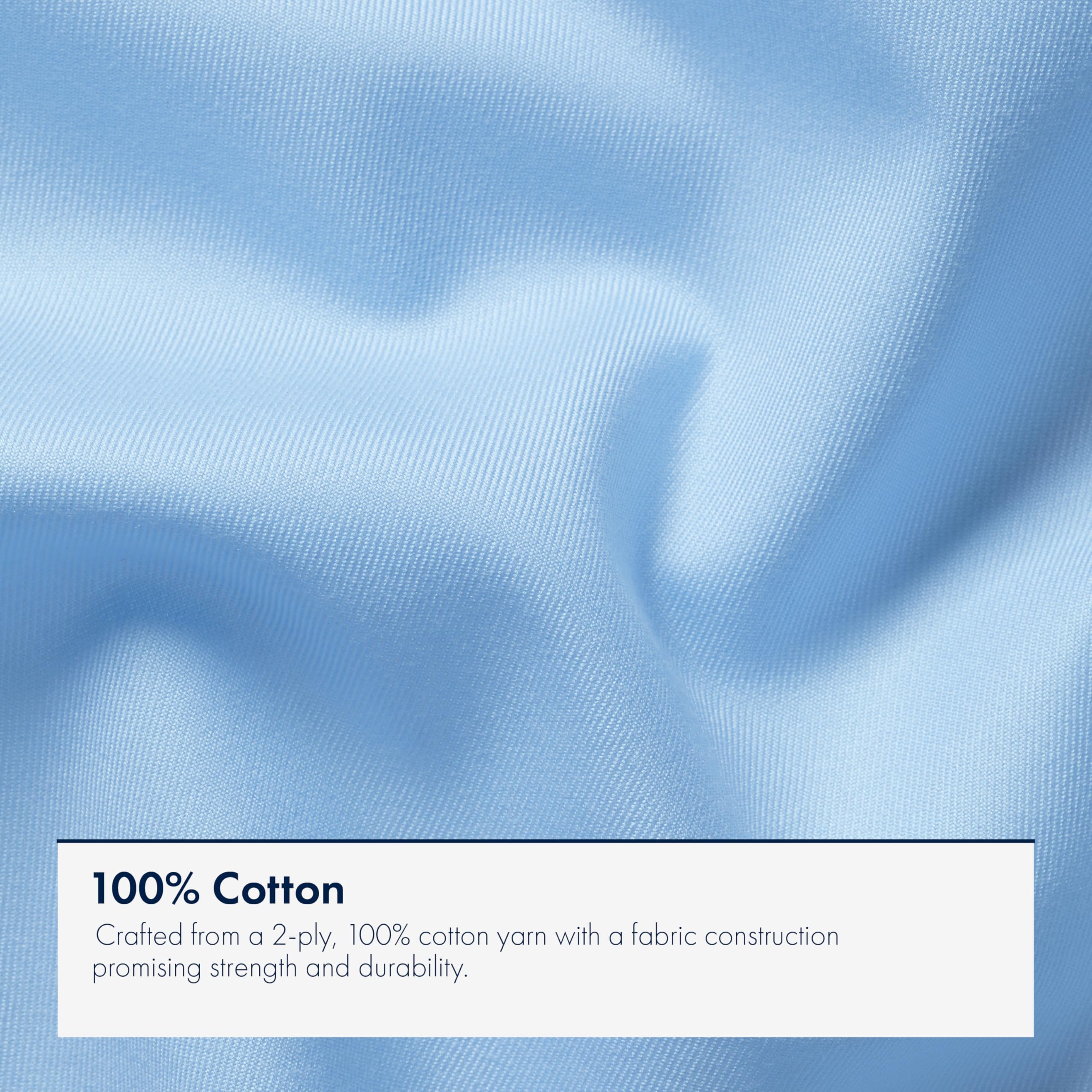 Charles Tyrwhitt Shirts for Men - Non Iron with 100% Cotton Twill - Work, Business & Weddings - Slim Fit Cutaway Collar
