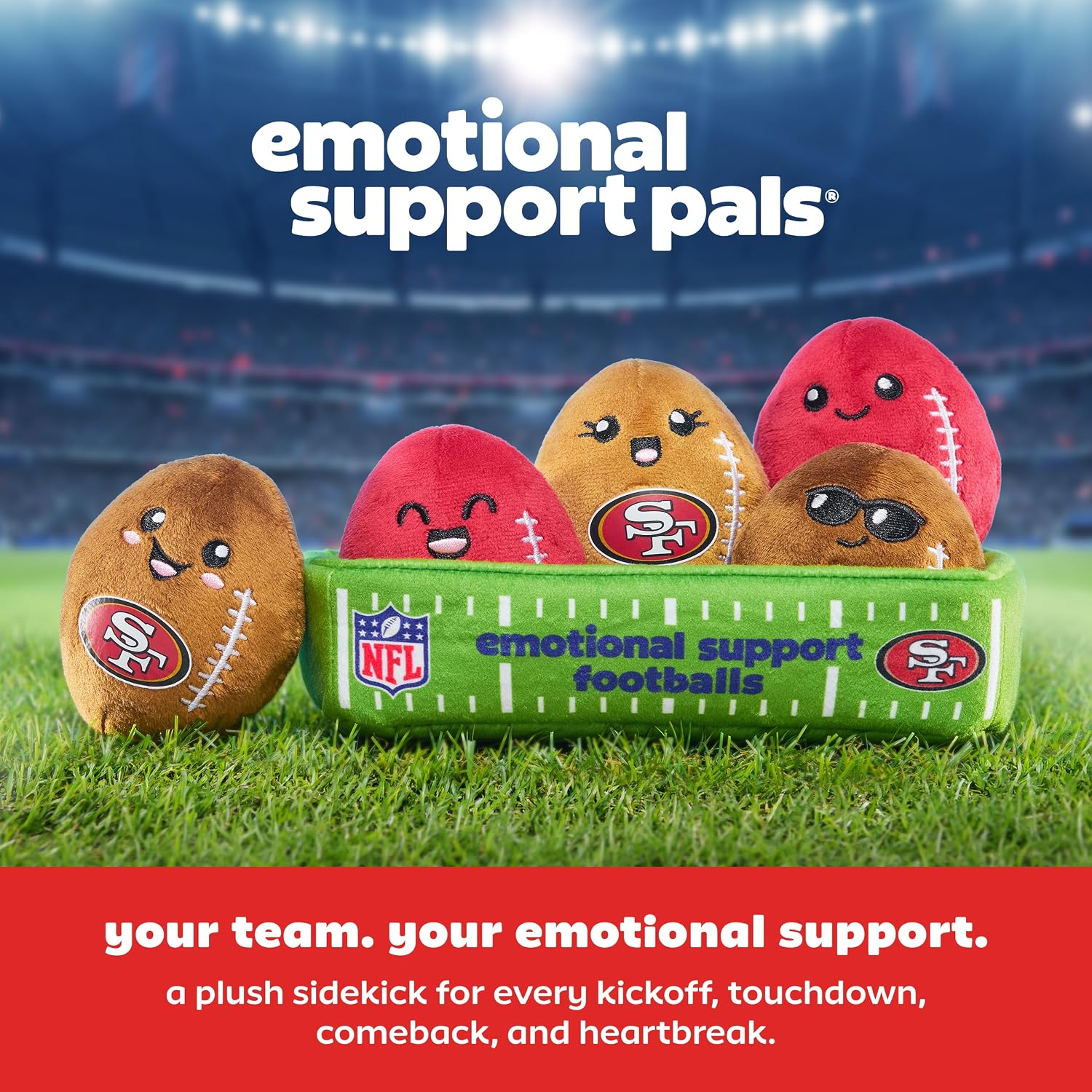 Emotional Support Pals x NFL San Francisco 49ers by Relatable image 2