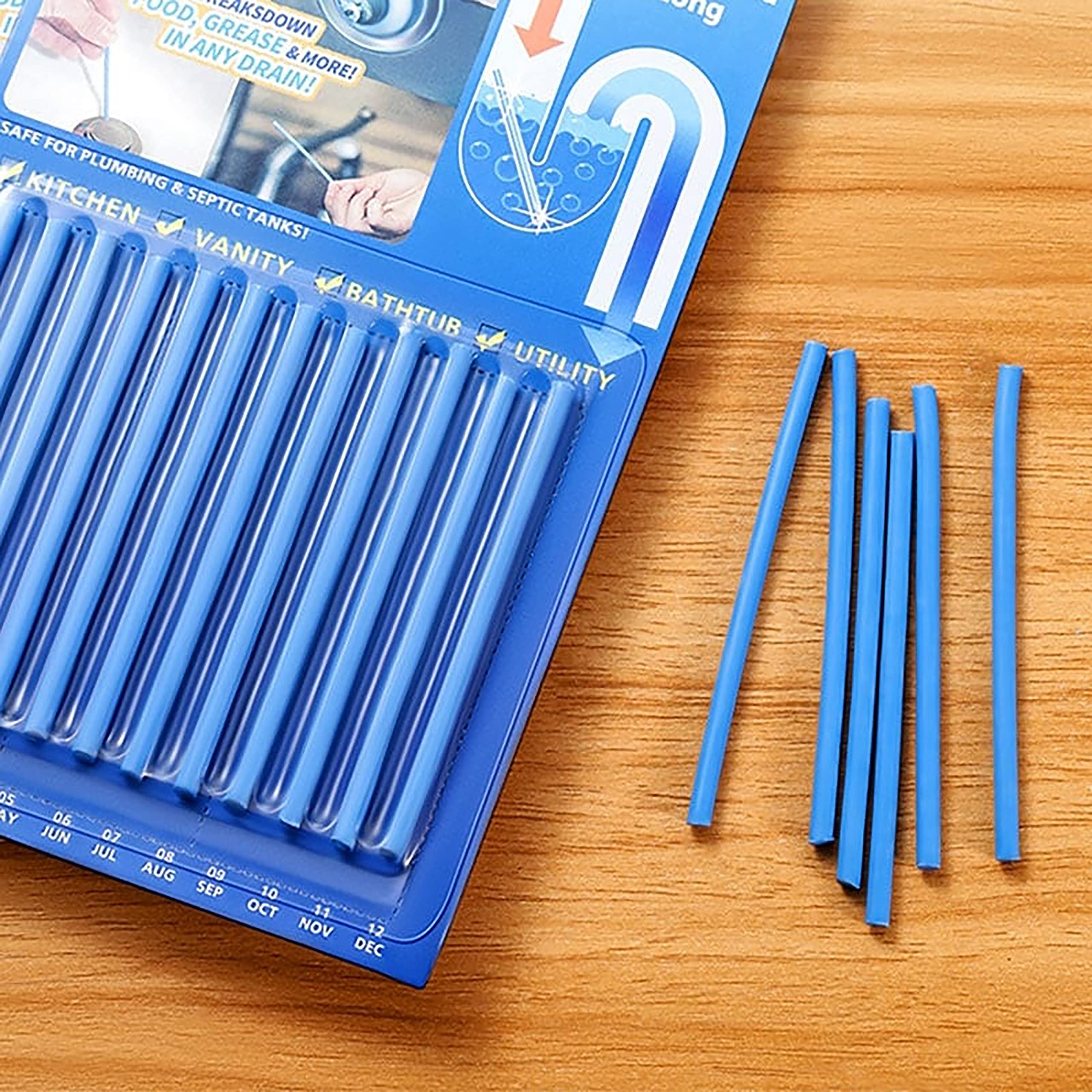 MeeTo Drain Cleaner, Sink Freshener, Deodorizer Disposal Sticks for Odor Clogs Remover Pack Of 5(60 Sticks) (B0BDMP9YKZ) Amazon Price History, Amazon Price Tracker