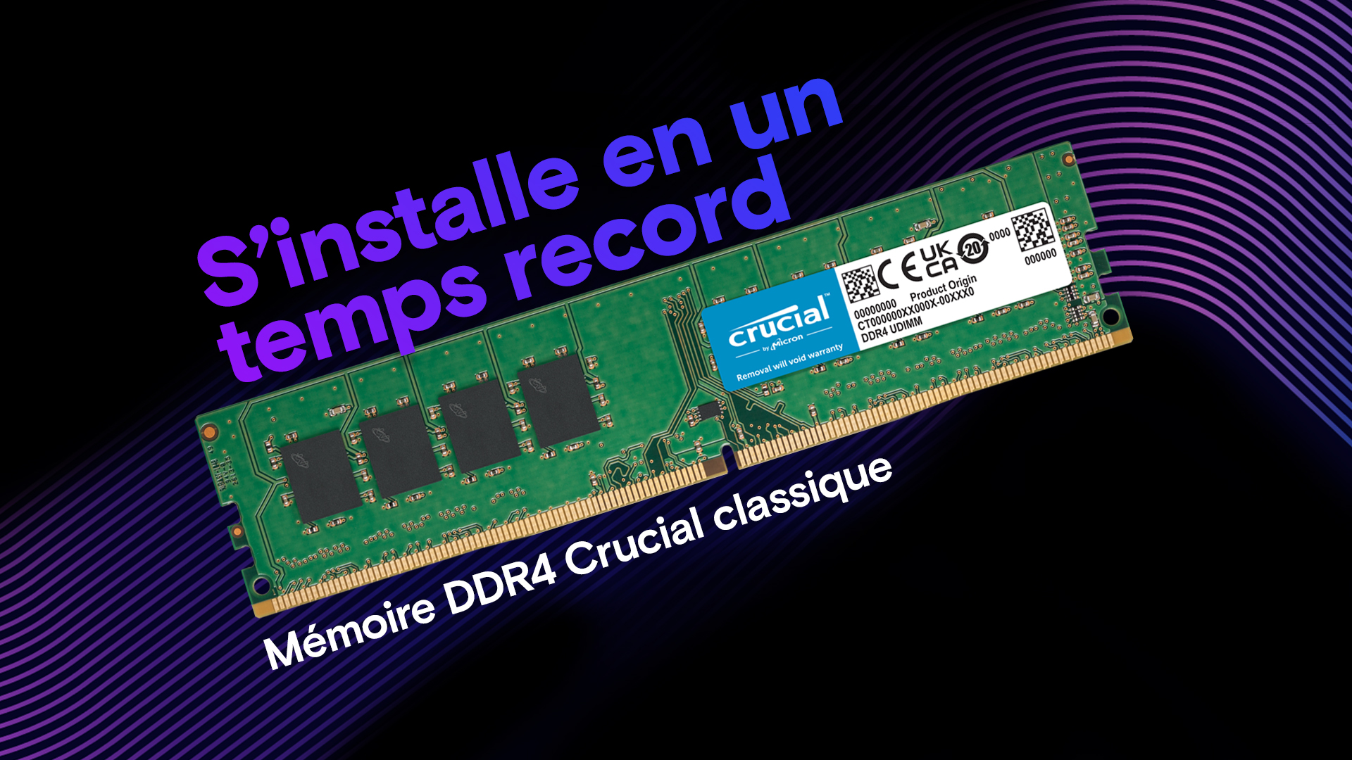 Crucial RAM DDR4 32Go Kit (2x16Go) 3200MHz CL22, PC Mémoire (ou