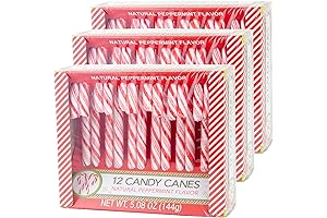 Sweeten Treats with Candy Canes Peppermint Candy: Indulge in 36 Festive Canes