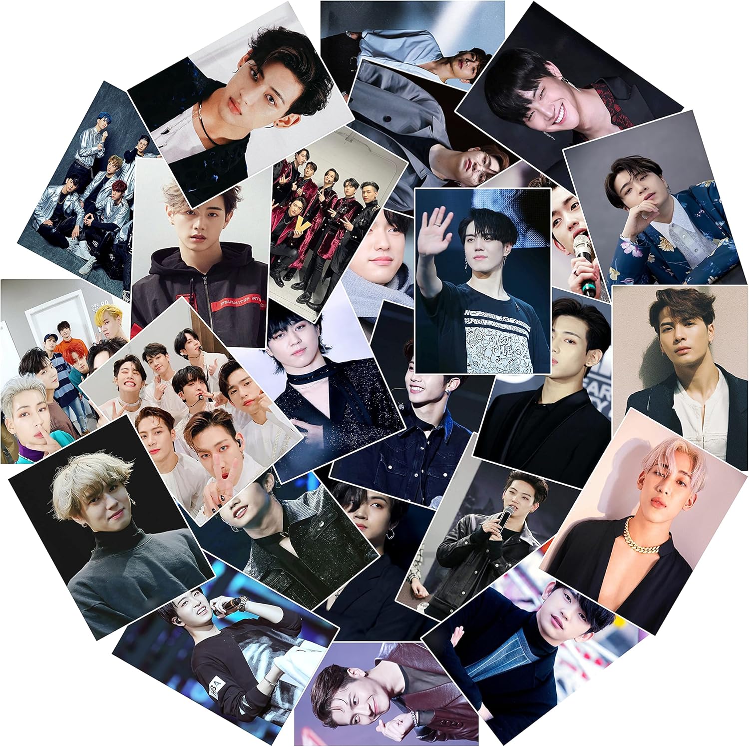 amazon com got7 stickers 25 pcs vinyl decal kpop photocard set toys games