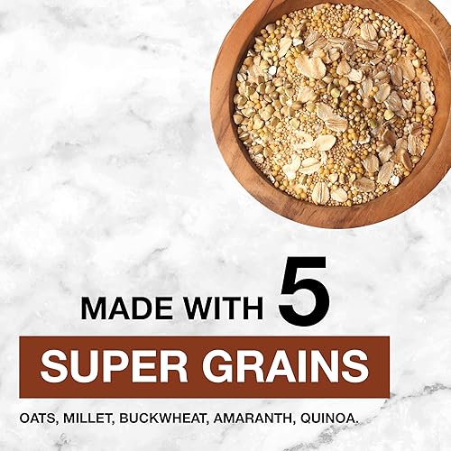 Miniatura 10 de KIND Healthy Grains - Granola, aperitivo saludable, granola de vainilla y arándanos con semillas de lino, mezcla de aperitivos, 11 onzas (6 bolsas)