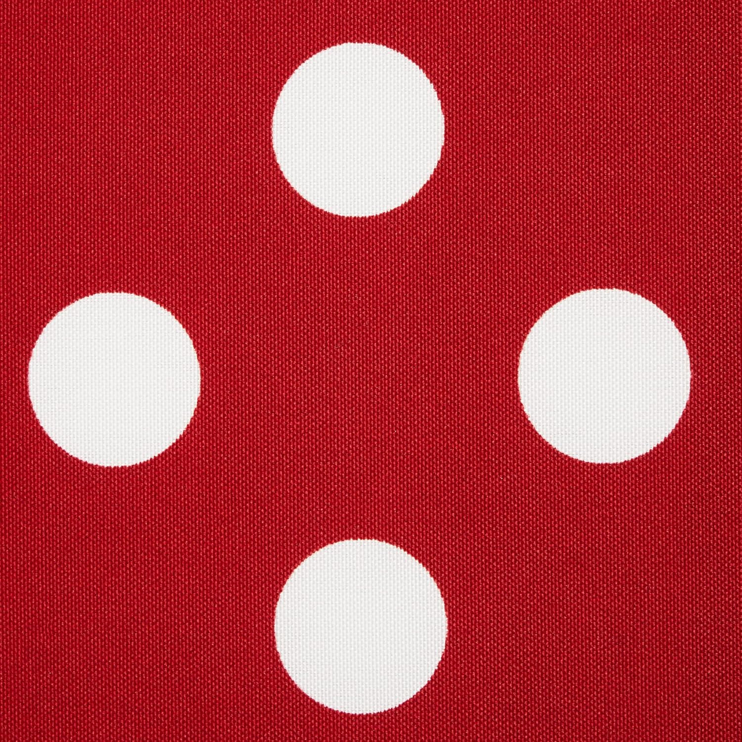 Pillow Perfect - 385389 Outdoor/Indoor Polka Dot Chaise Lounge Cushion, 72.5 in. L X 21 in. W X 3 in. D, Red