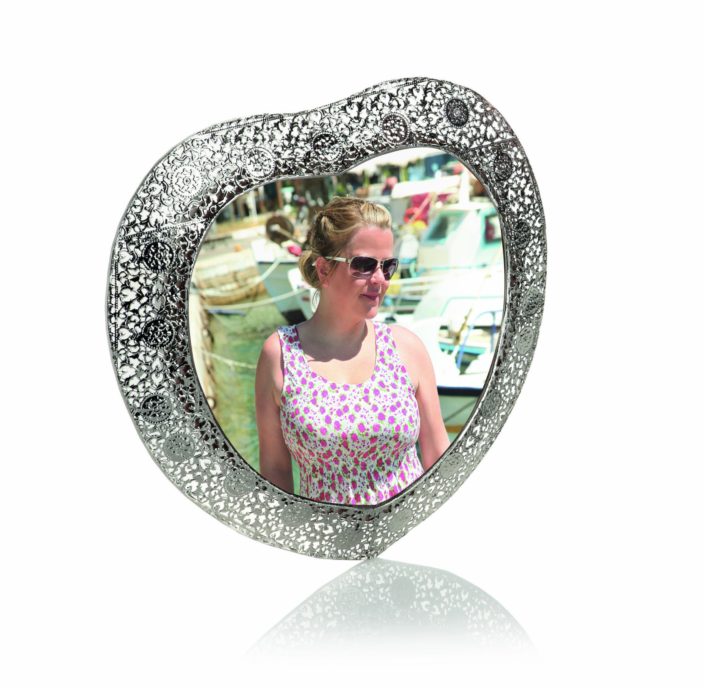 Premier BA131223 13 x 13cm Heart Shape Photo Frame with Silver Effect