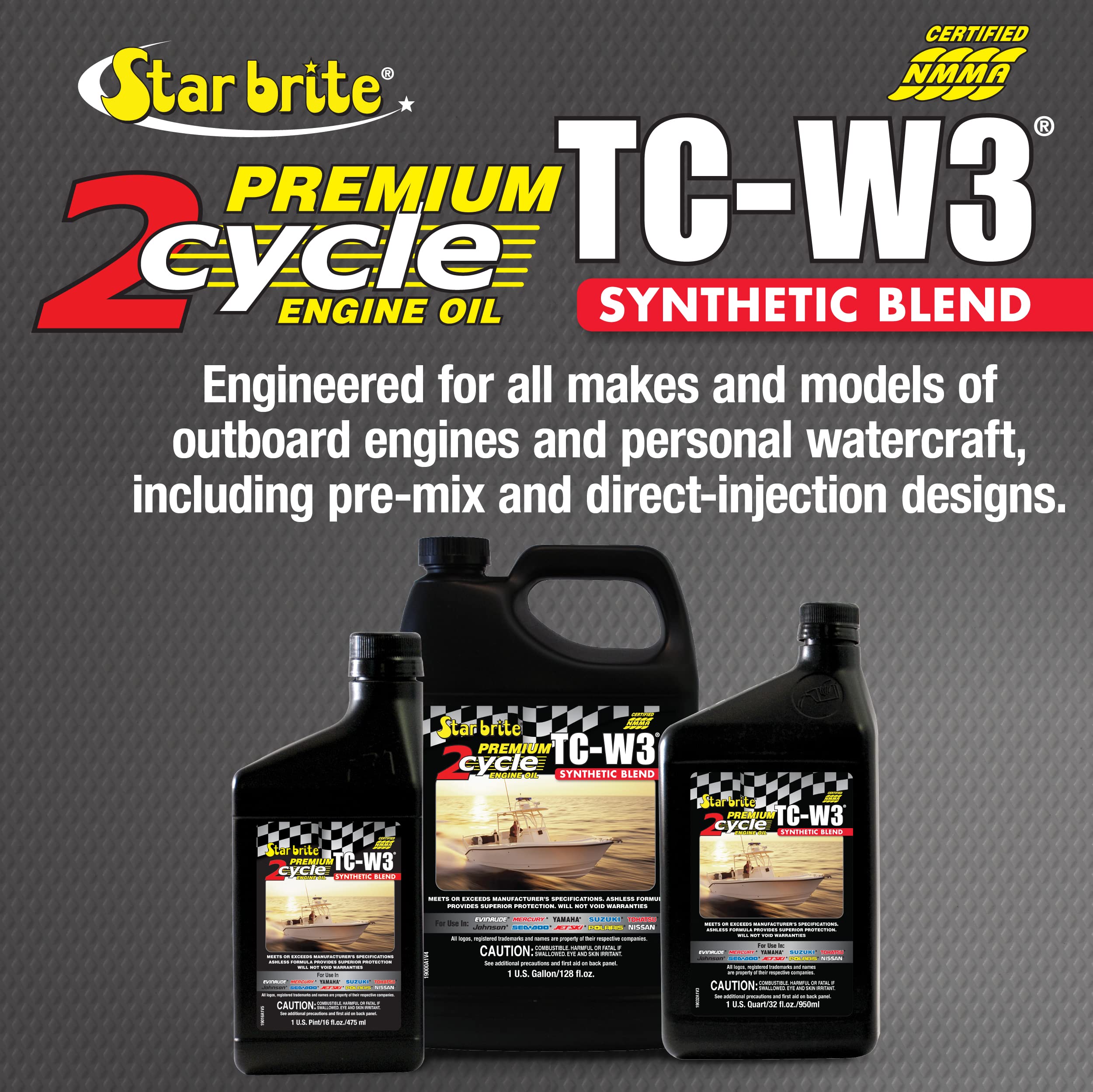 Amazon | STAR BRITE TCW3 2ストロークエンジンオイル合成ブレンド | 2