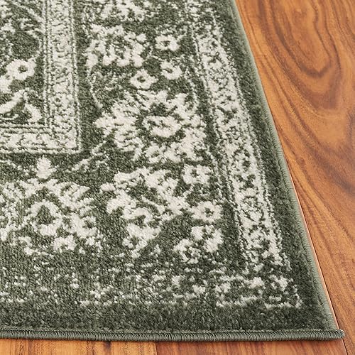 Miniatura 30 de Safavieh colección Adirondack - Alfombra de área, 6 x 9 pies, gris y azul, diseño oriental desgastado, no desprende pelusa, fácil cuidado, ideal