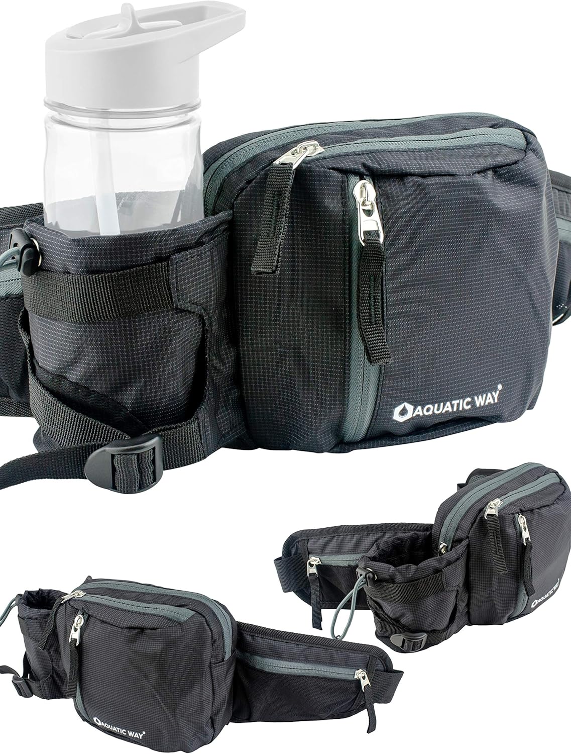 hiking bum bolsa with bottle holder