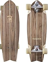 Tower Mini Cruiser Walnut Carving Skateboard