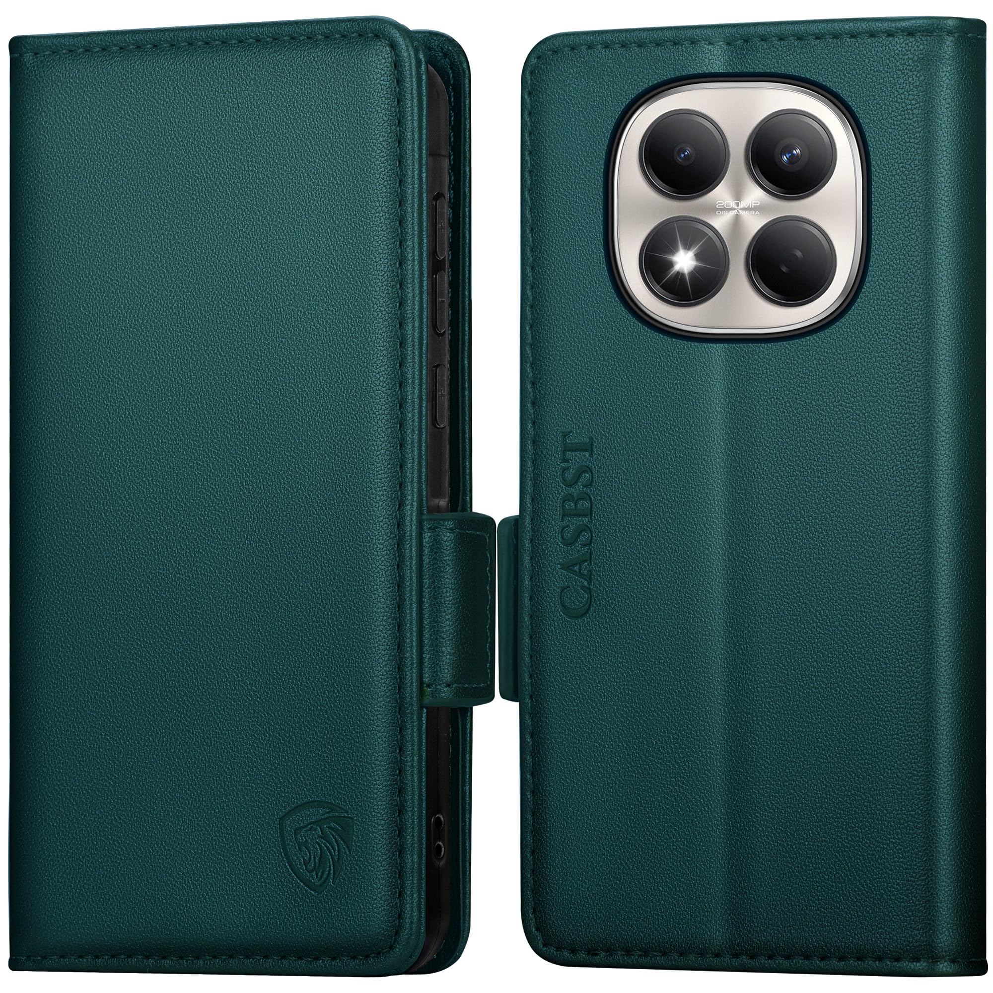 CASBST Handyhülle für Redmi Note 15 Pro Plus 5G Hülle， Premium Schutzhülle Klappbar mit Kartenfach Ständer Magnet Handytasche Klapphülle für Xiaomi Redmi Note 15 Pro Plus 5G Hülle Leder, Royalblau