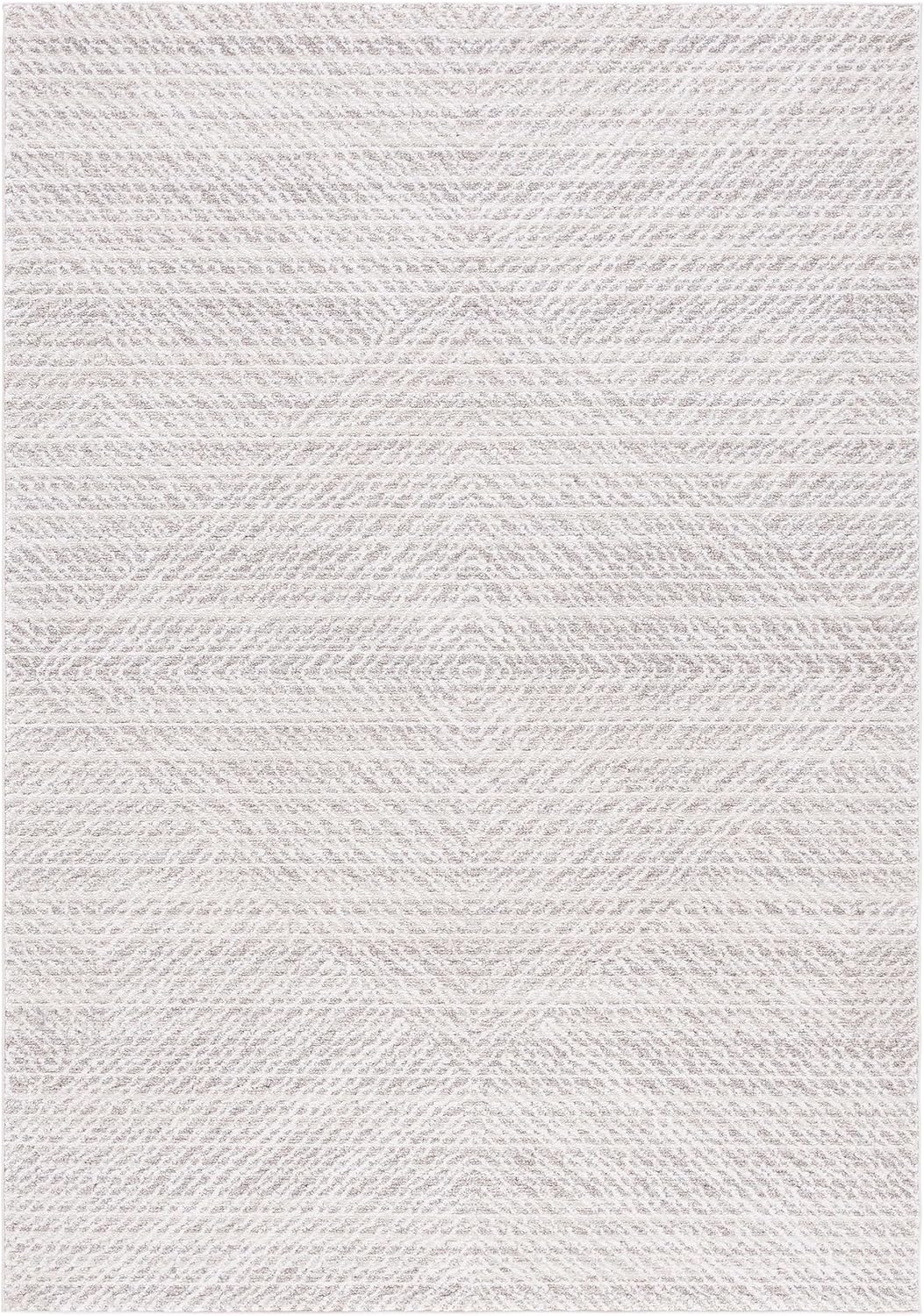 SAFAVIEH Jade Collection Area Rug - 4' x 6', Beige & Ivory, Geometric Design, Ideal for High Traffic Areas in Living Room, Bedroom, Dining Room (JAD101B-4)