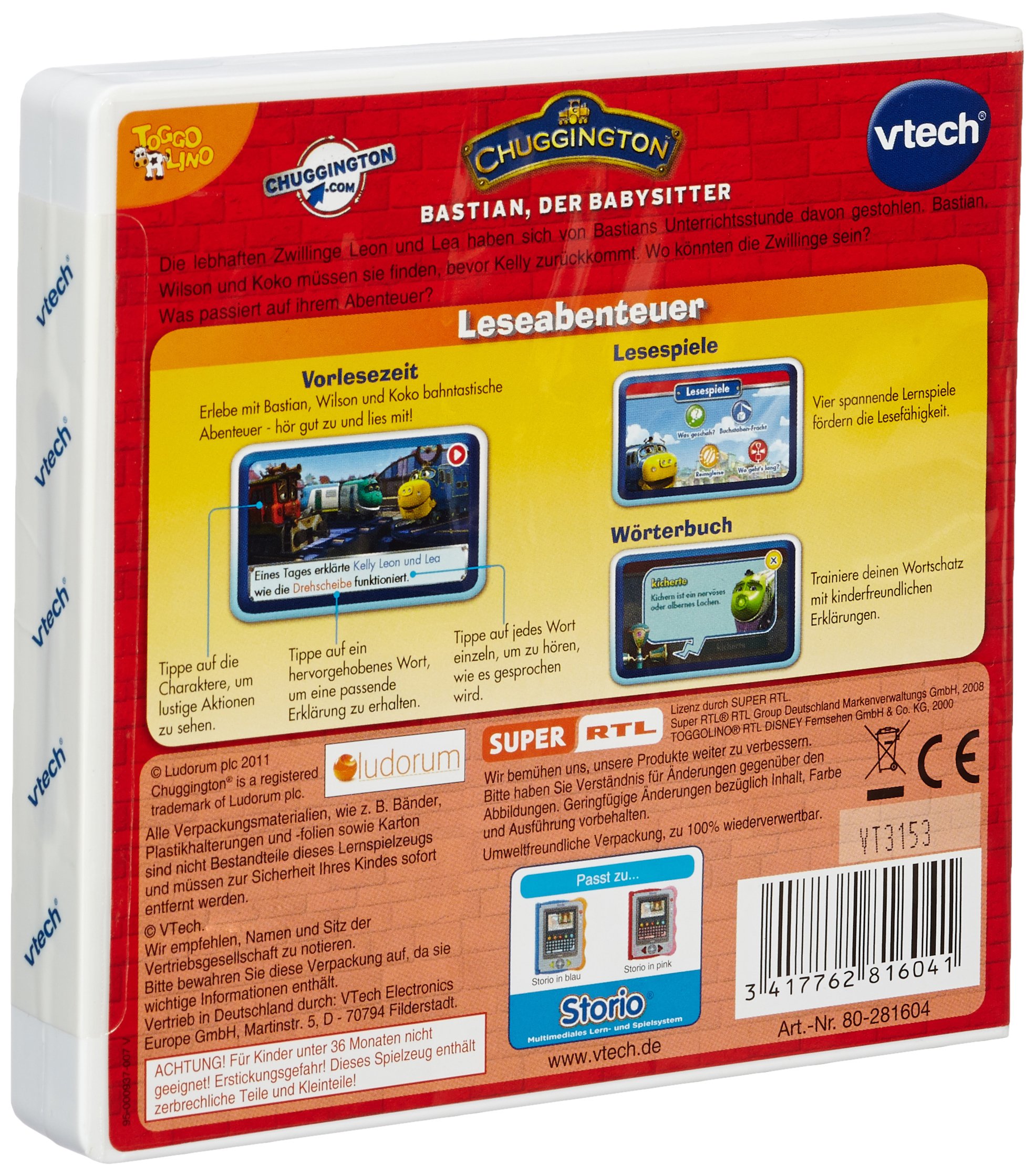 VTech 80-281604 - Storio Lernspiel Chuggington