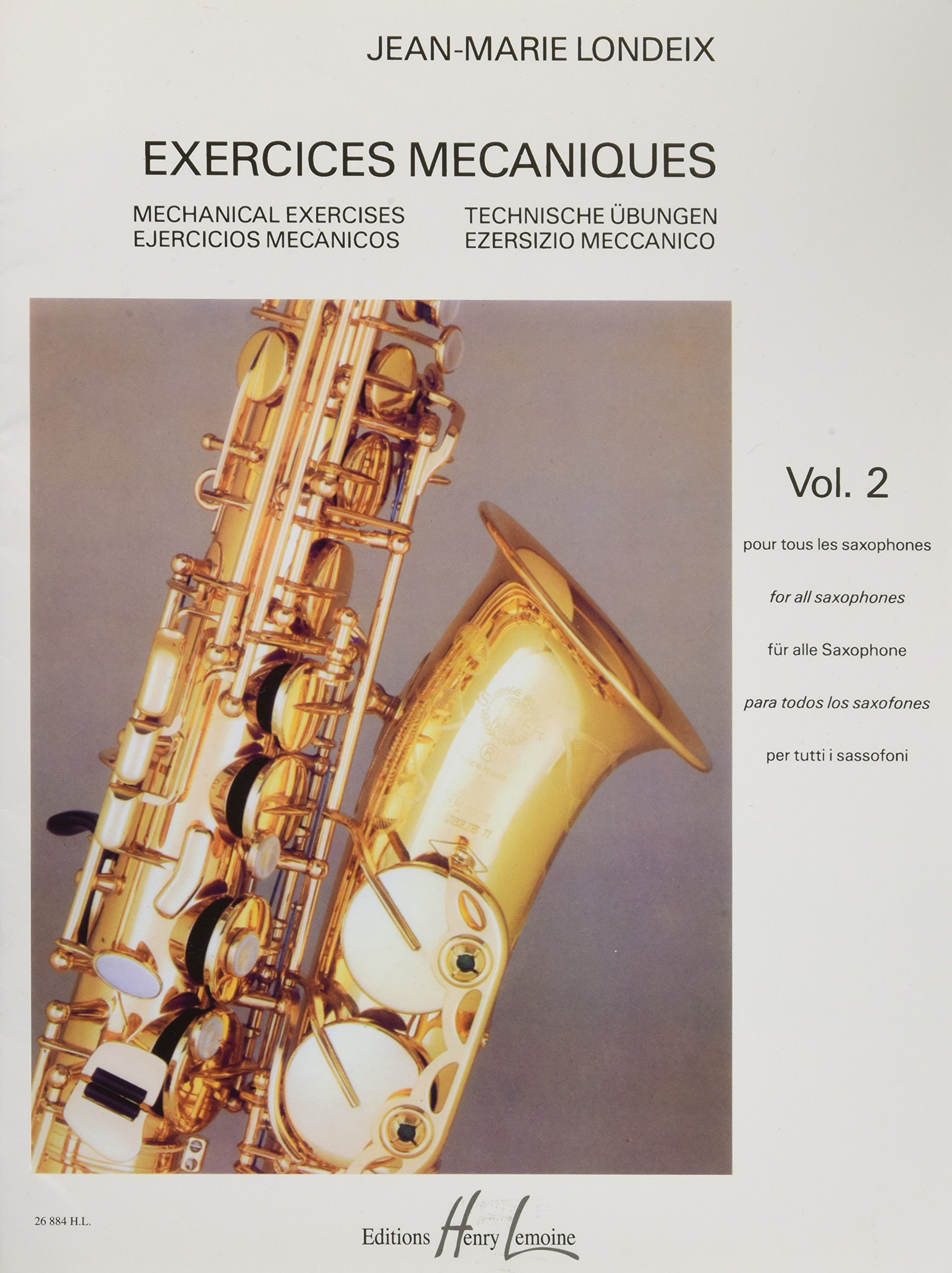 Exercices Mecaniques Vol.2 (Saxophone)