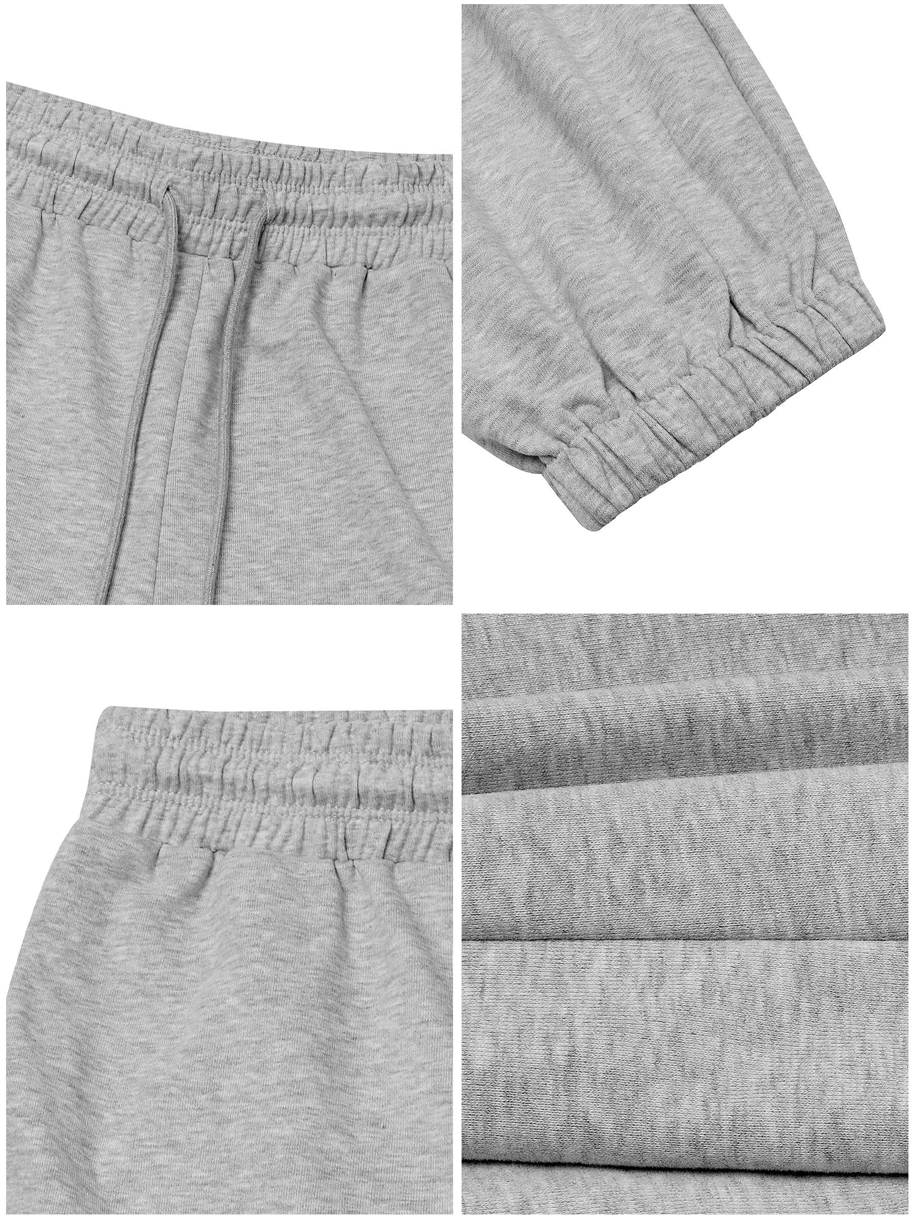 Missufe Pantalon de jogging pour femme - Pantalon de loisirs - Taille haute - Pantalon de sport - Pantalon de survêtement avec poches