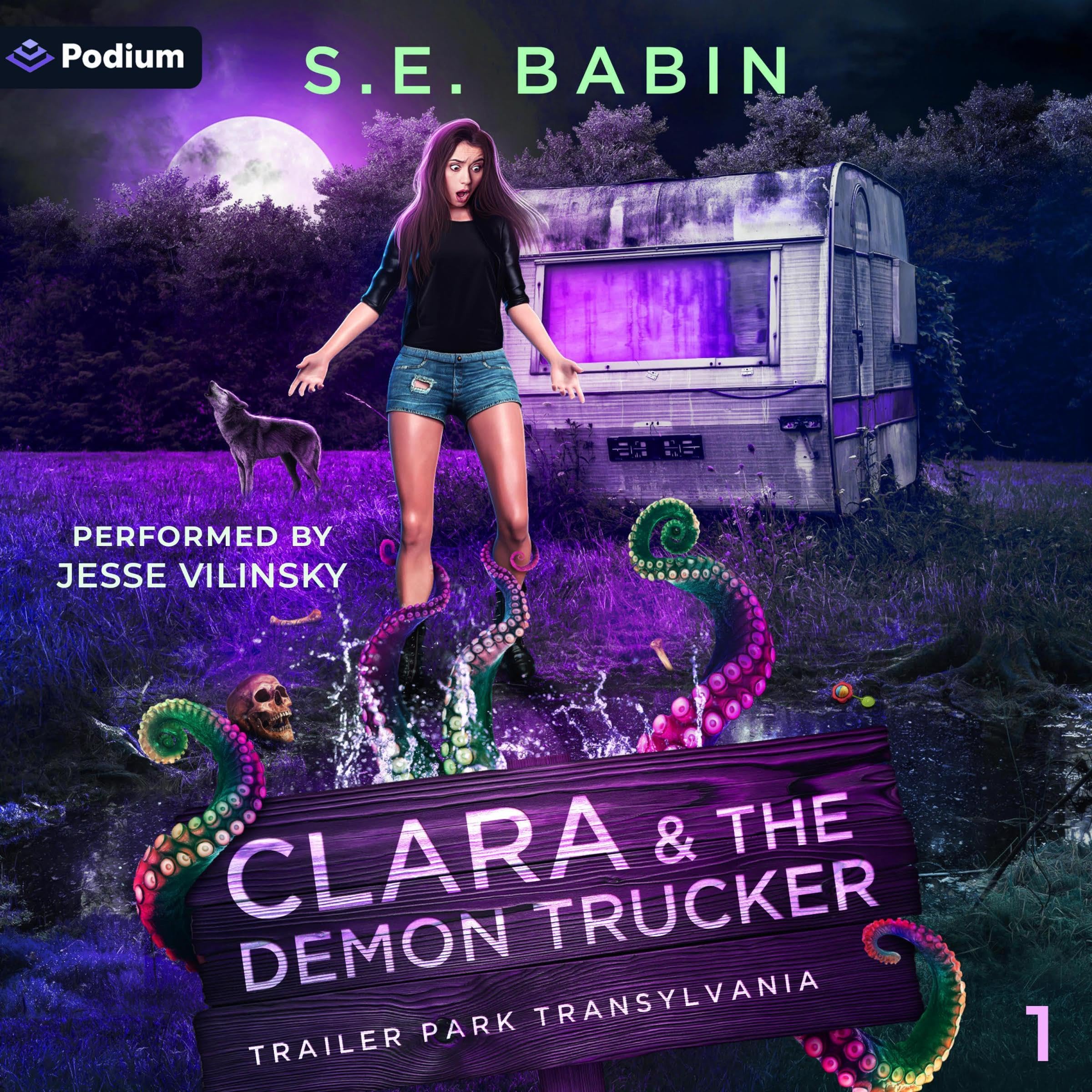 Cover art for Clara & the Demon Trucker