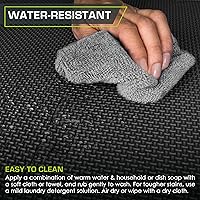 Vista 6 de ProsourceFit - Tapete de ejercicio extra grueso, azulejos entrelazados de espuma EVA para protección, suelo de entrenamiento acolchado, negro, 1