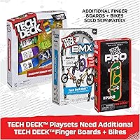 Vista 6 de Tech Deck, Daewon Mega Bowl, X-Connect Park Creator, juego de rampas personalizable y construible con monopatín de dedos exclusivo, juguete