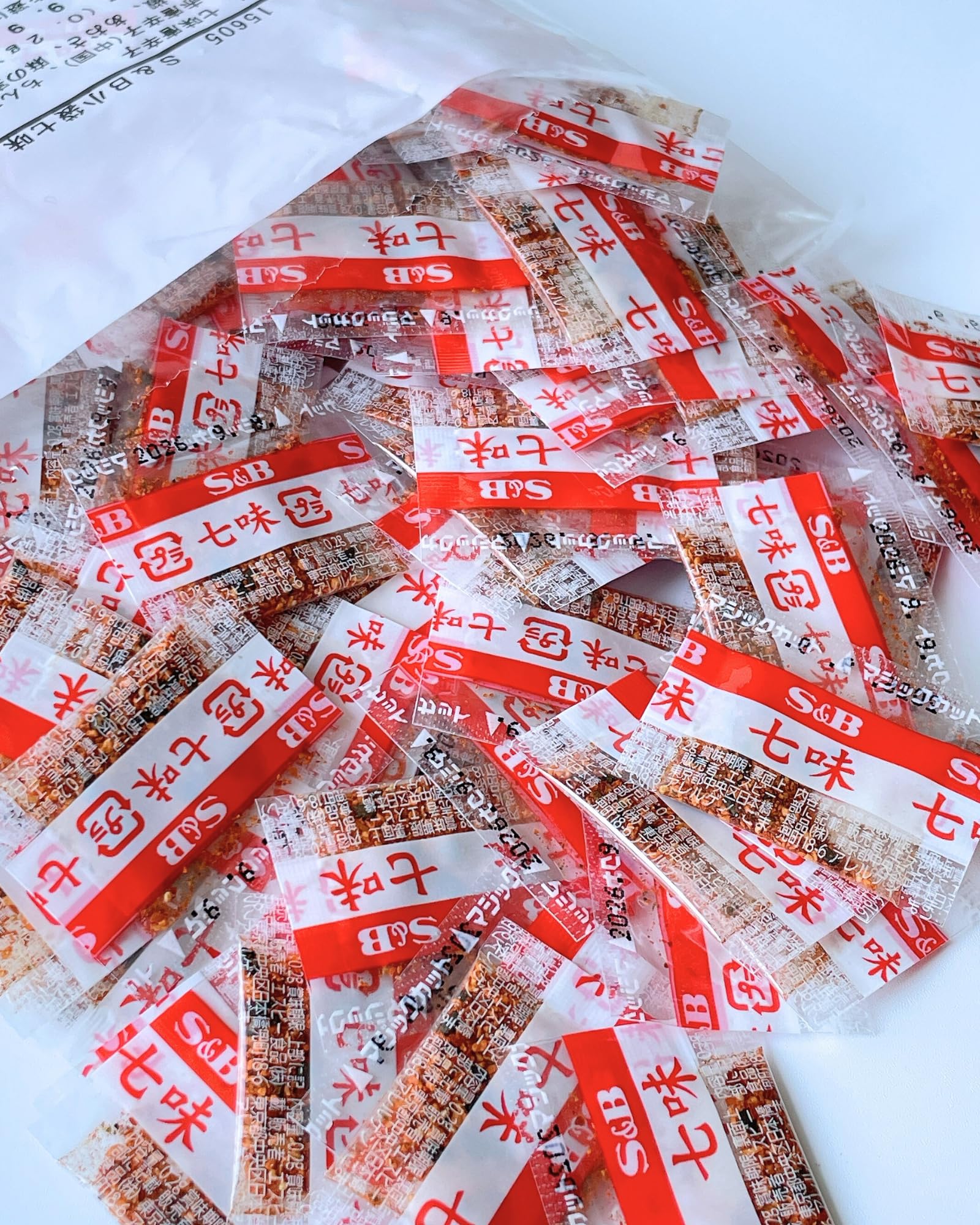 Amazon | ちょっと使いに便利 業務用 S&B（エスビー食品）小袋 七味