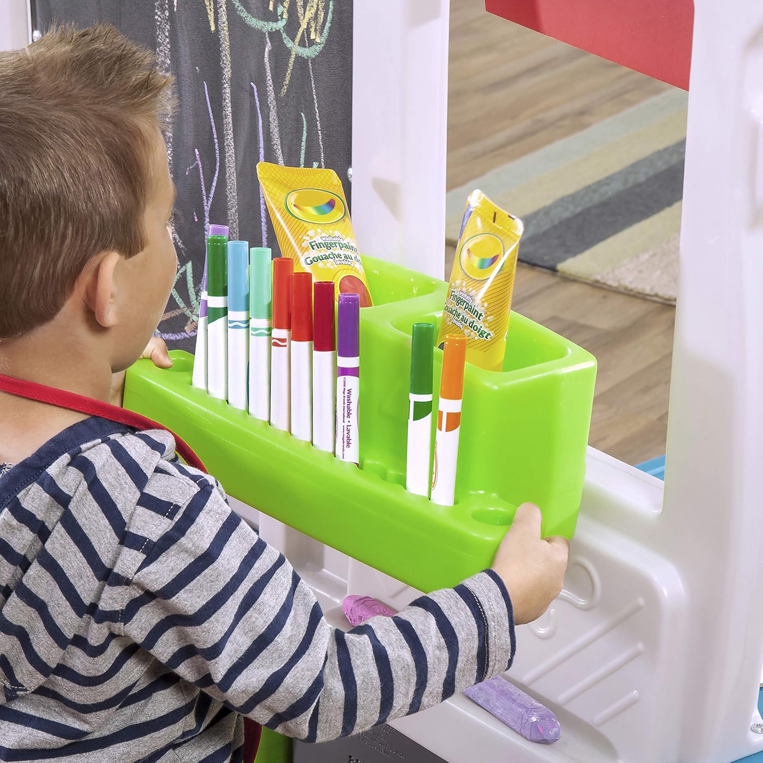 Step2 Great Creations Art Center Art Desk Easel, Multi : Toys & Games