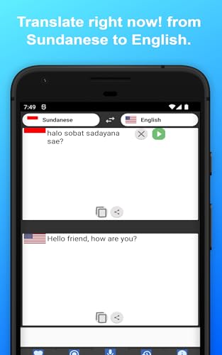 English to Sundanese Translator to Translate to for Free on Telephone and Tablet