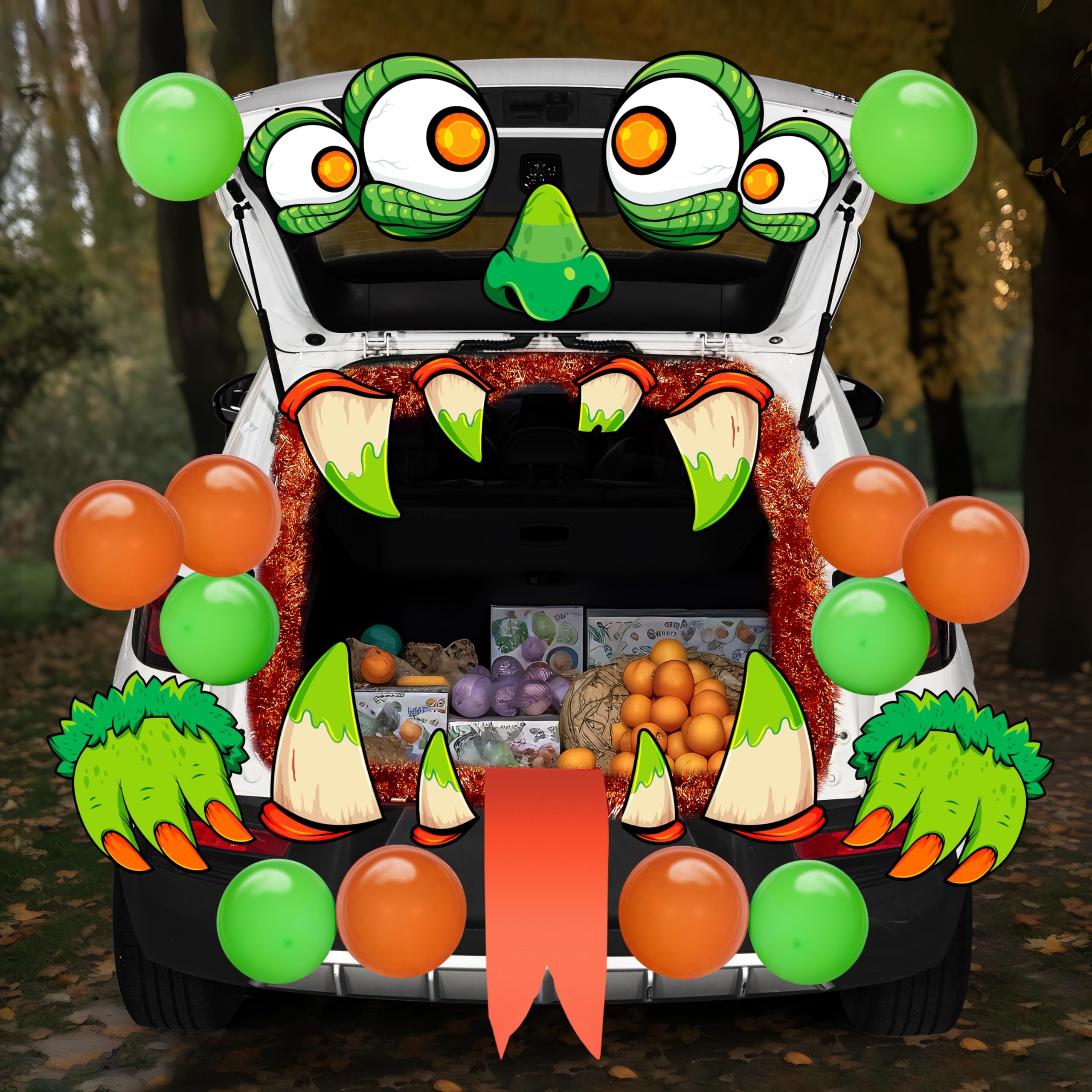 Amazon.com: JOYIN Halloween Trunk or Treat 3D Monster-Themed Car