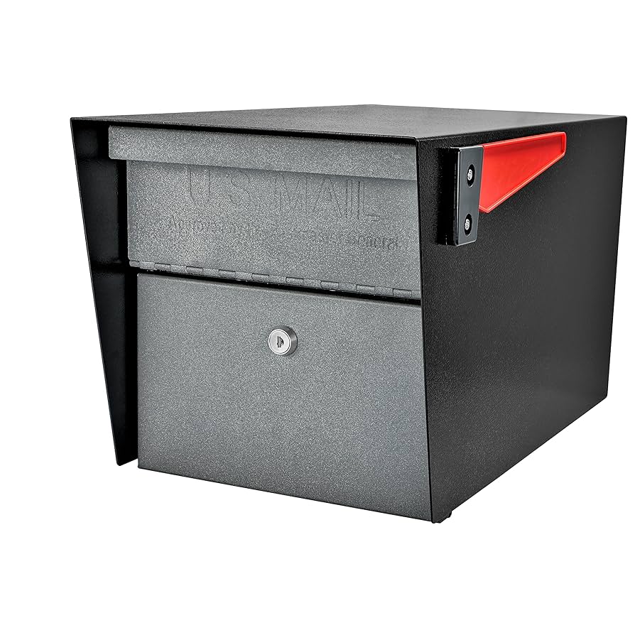 thumbnail image 2 of Mail Boss 7506 Mail Manager Locking Security Mailbox, Black - Security 2 of 9