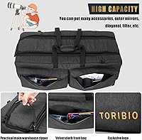 Vista 4 de TORIBIO Telescope Case Bag, Padded Storage Bag and Carrying Case for Astronomical Telescope, Telescope Travel Bag with Pockets & Buckled Straps to