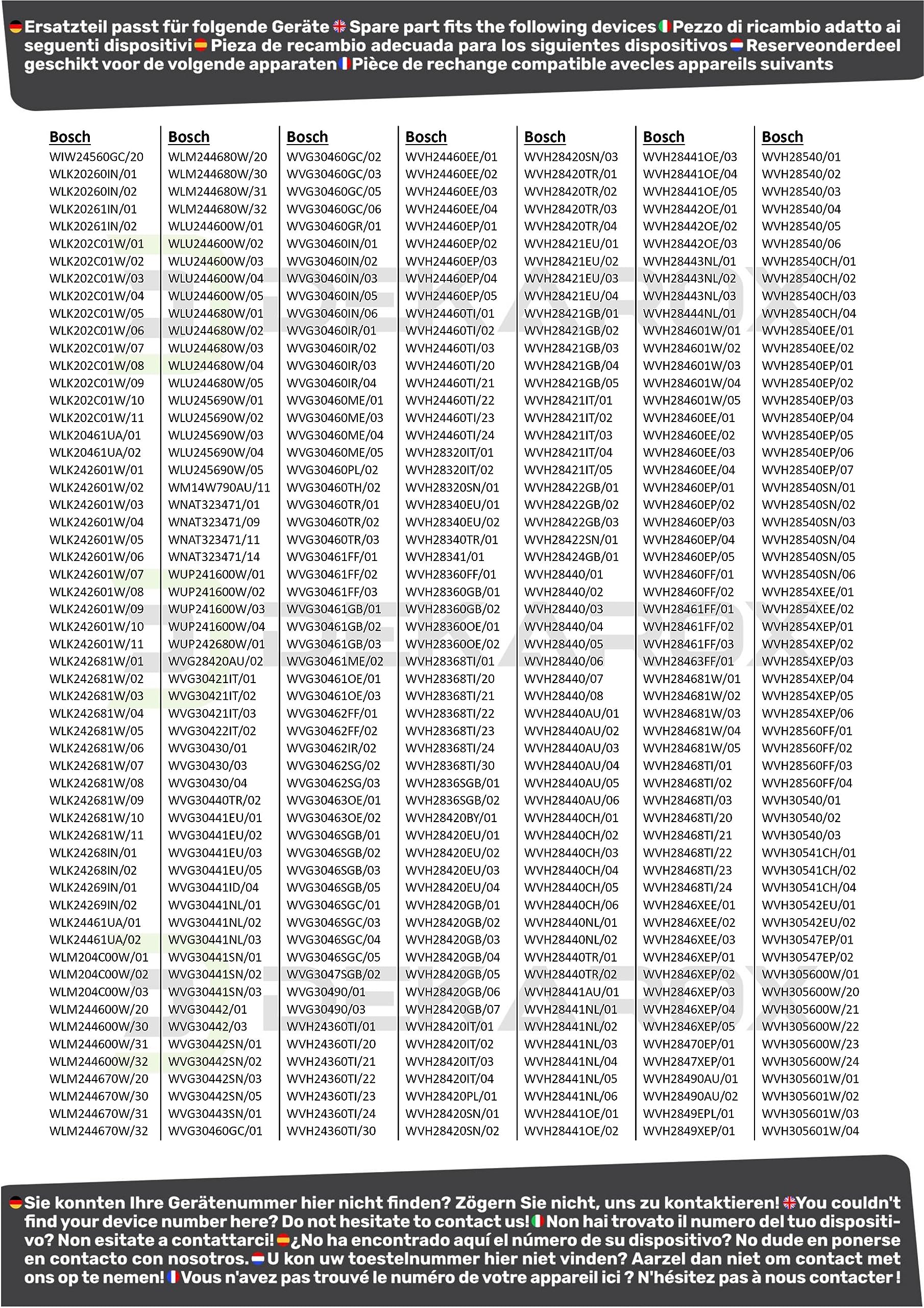 Pompa odpływowa do Bosch Siemens 145093 00145093 z głowicą pompy i sitkiem do pralko-suszarki jak Avantixx Logixx Maxx iQ300 iQ500 iQ700 iQ800 seria 4 seria 6