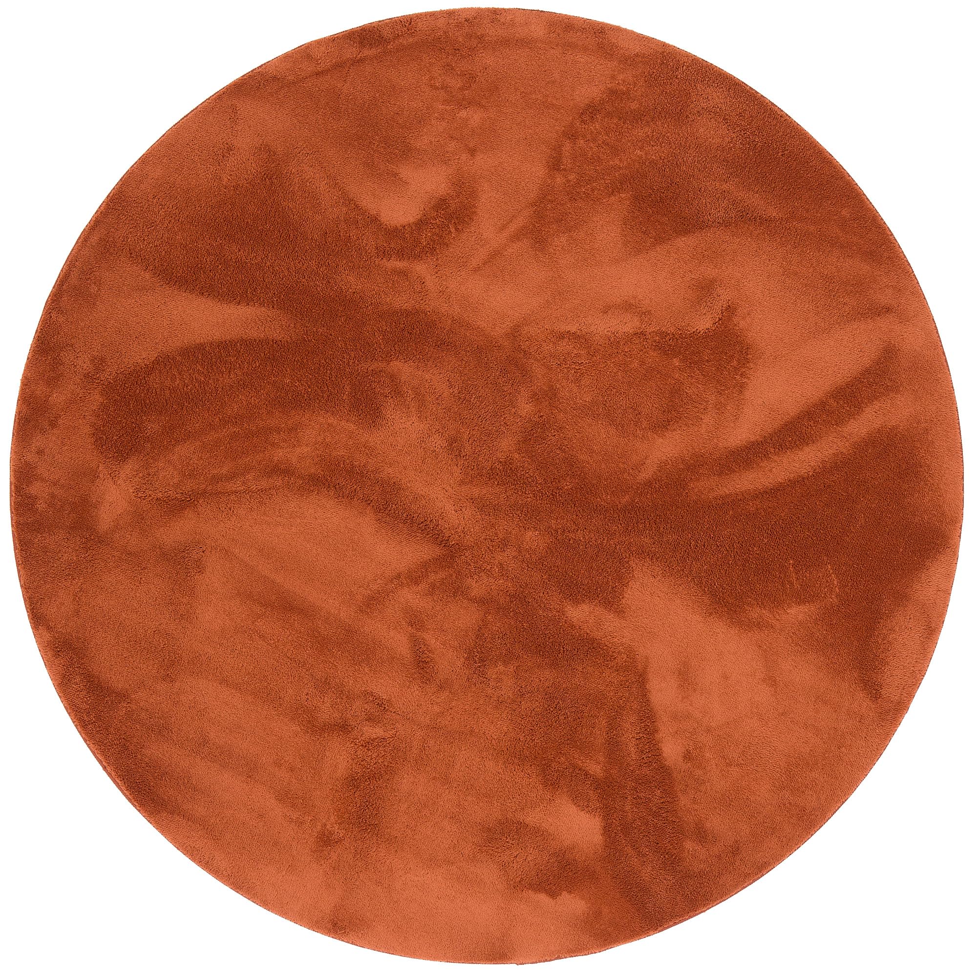 Pergamon Luxus Super Soft Kunstfell Teppich Pearl Einfarbig – Wohnzimmer, Rund & Eckig