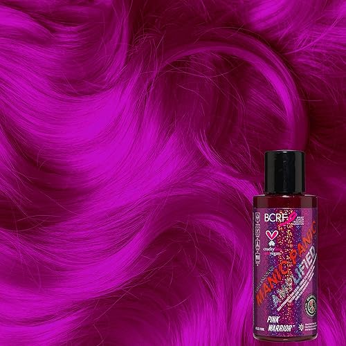 Miniatura 2 de MANIC PANIC Paquete amplificado de tinte para el cabello Pink Warrior con champú aclarador Pink Warrior Classic y prepara para teñir