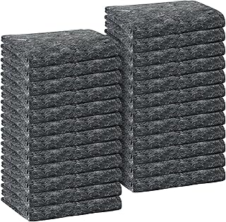 Newwiee 24 Pieces Textile Moving Blankets Bulk 54 x 72 Inch Furniture Blanket High