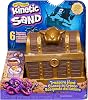 Kinetic Sand, Treasure Hunt Playset with 9 Surprise Reveals, 567g Brown and Rare Shimmer Gold Play Sand, Sensory Toys for Kids Ages 3 and up