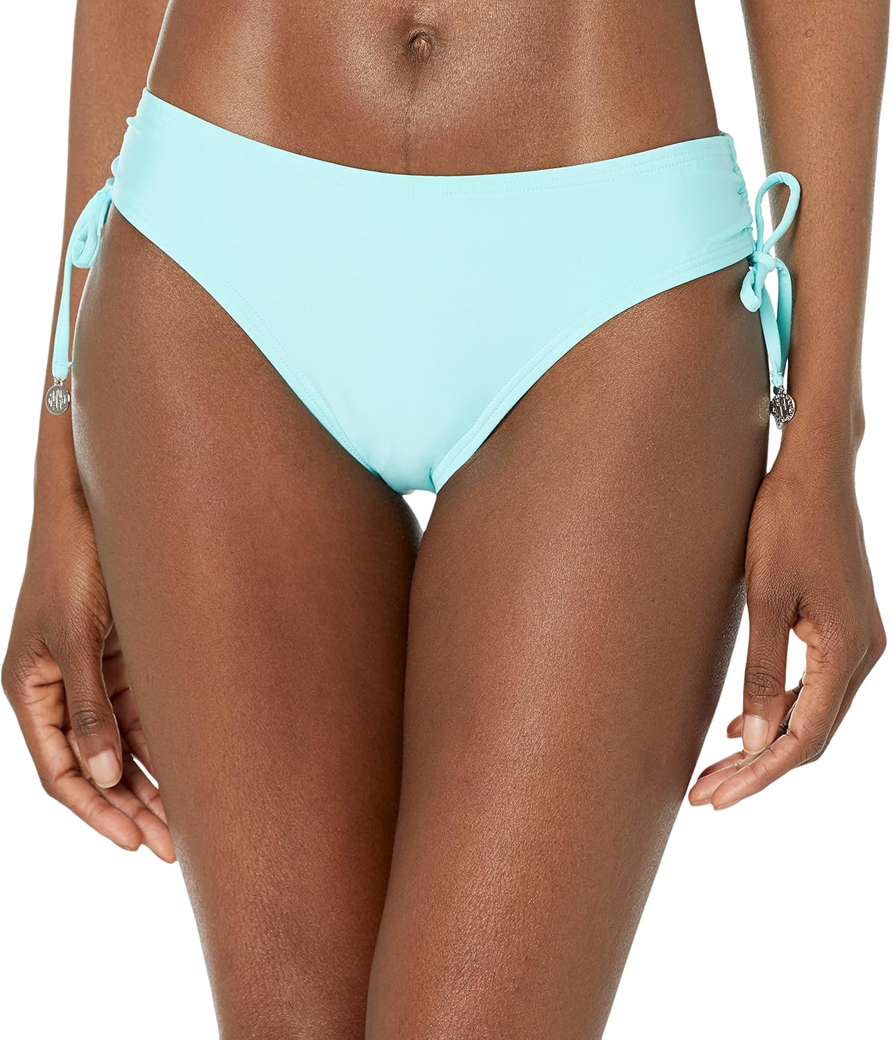 DKNY Women's Standard Mid Rise Full Coverage Bikini Bottom Bathing Suit