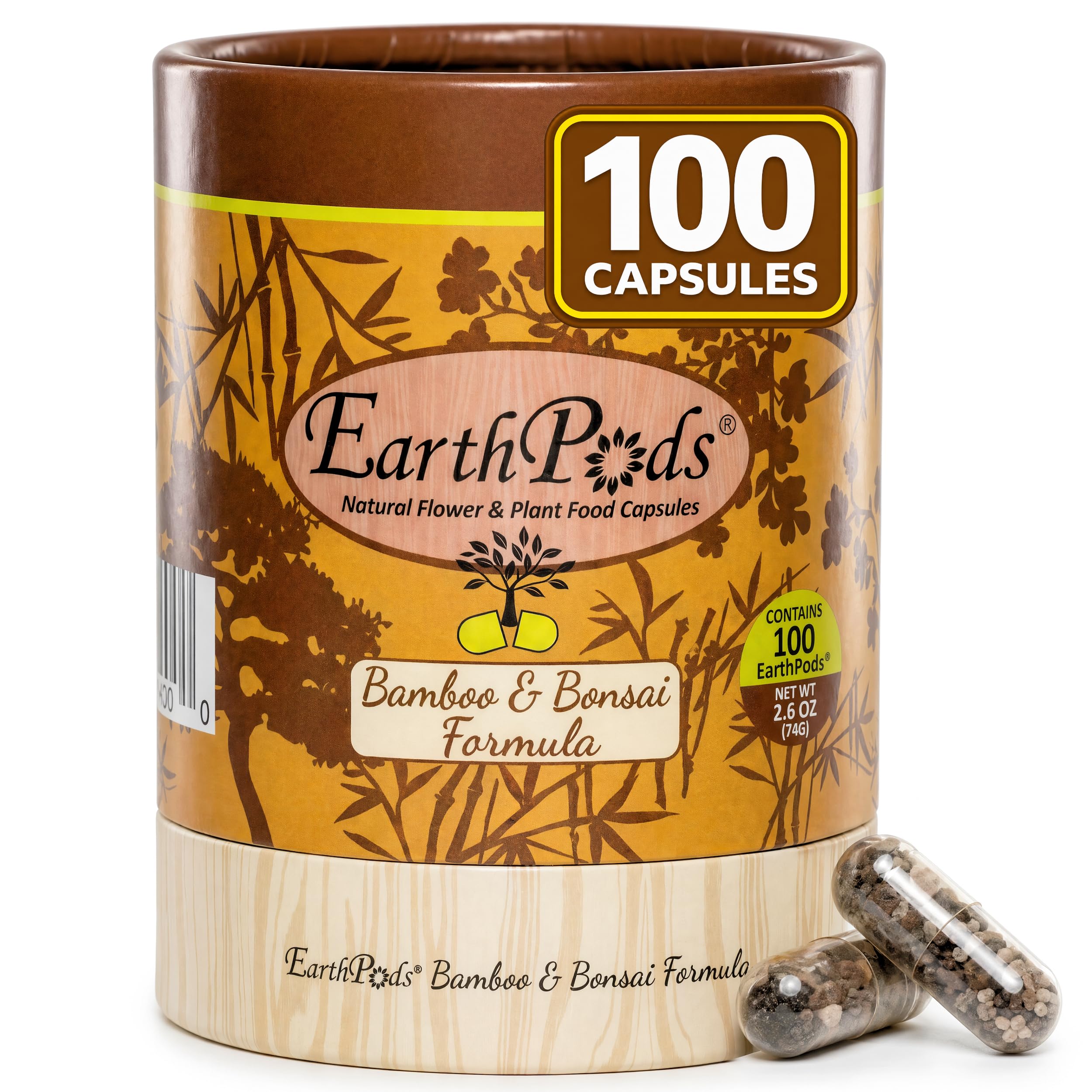 EarthPods Organic Bonsai & Lucky Bamboo Capsules