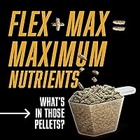 Vista 5 de Absorbine Flex+Max - Pellets de suplemento para articulaciones de caballo, altamente sabrosos, fórmula equina integral con glucosamina, MSM